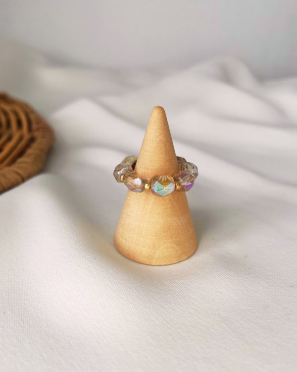 Bague Élastique - Beige