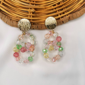 Boucle d’oreilles ronds superposés – ELSA