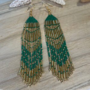 Boucle d’oreilles à franges Alba