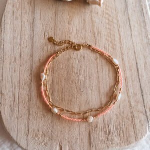 Bracelet de cheville Rose