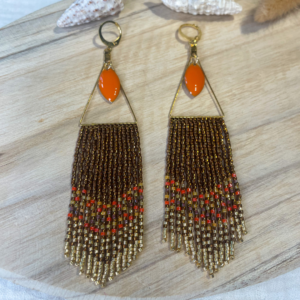 Boucle d’oreilles à franges Otono