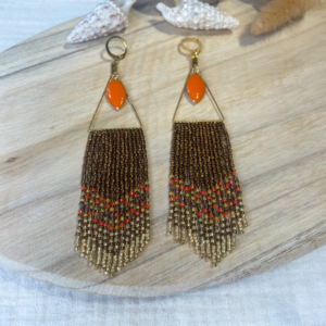 Boucle d’oreilles à franges Otono