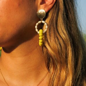 Boucle d’oreilles ronds superposés – LISA