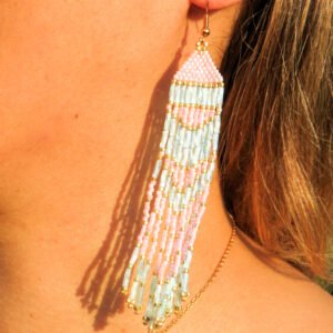 Boucle d’oreilles à franges Sunset